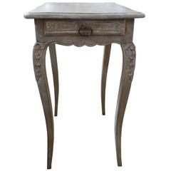 Antique French Louis XV Style Painted Table