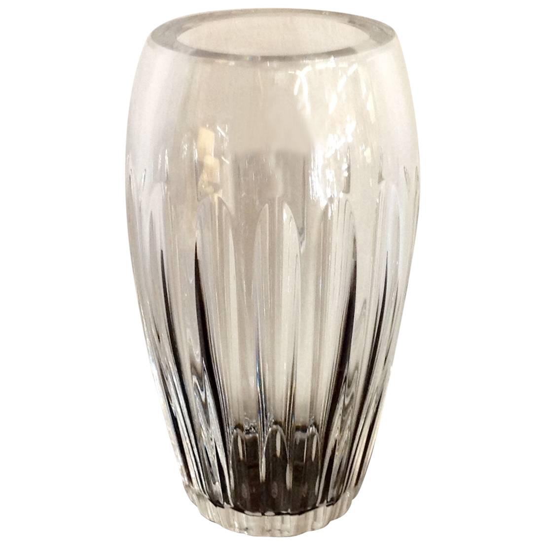 Flower Vase in Acropole by Baccarat For Sale