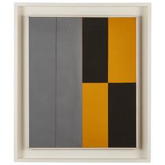 Striking Italian Geometric Painting Oil/Canvas Striking Italian Geometric Painting Oil/Canvas