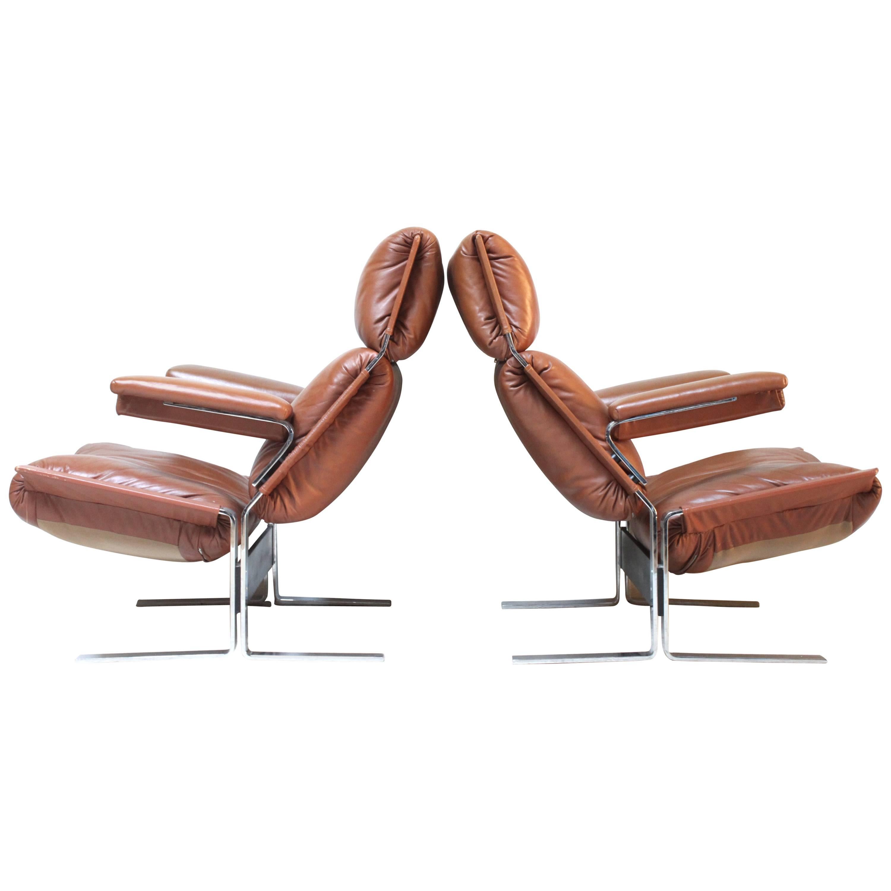 Pair of Lounge Chairs by Richard Hersberger