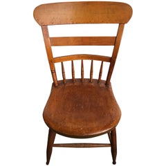 19th Century American Maple Side Chair
