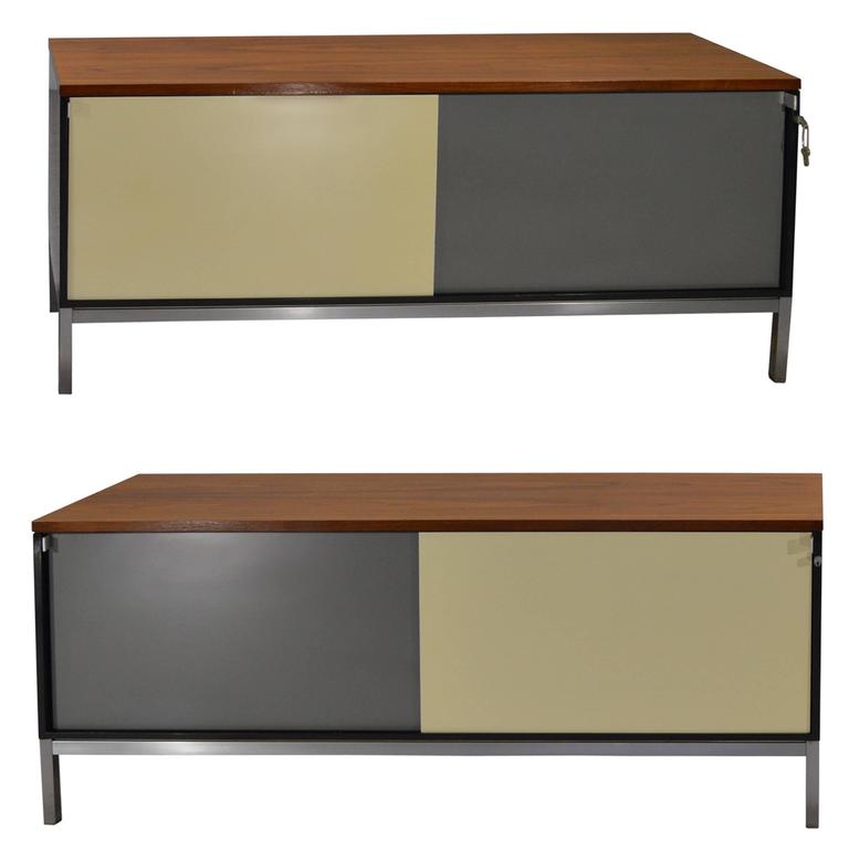 Stunning Pair of MidCentury Retro Office by Art Metal for