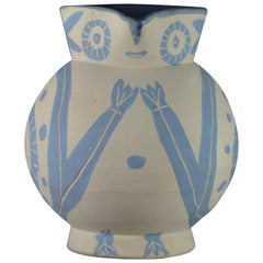 Vintage Rare Pablo Picasso Madoura Ceramic Pitcher Little Wood-Owl, 1949