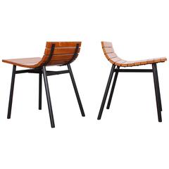 Pair of Slat Stools by Vista of California 8
