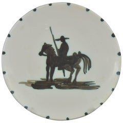 Pablo Picasso Madoura Ceramic Picador Plate, 1948