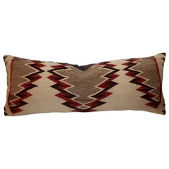 Navajo Indian Weaving Bolster Pillow