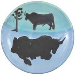 Pablo Picasso Madoura Ceramic Plate Toros, 1952 3