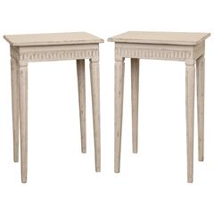 Pair of Antique Swedish Small Side Table, 19th Century 4