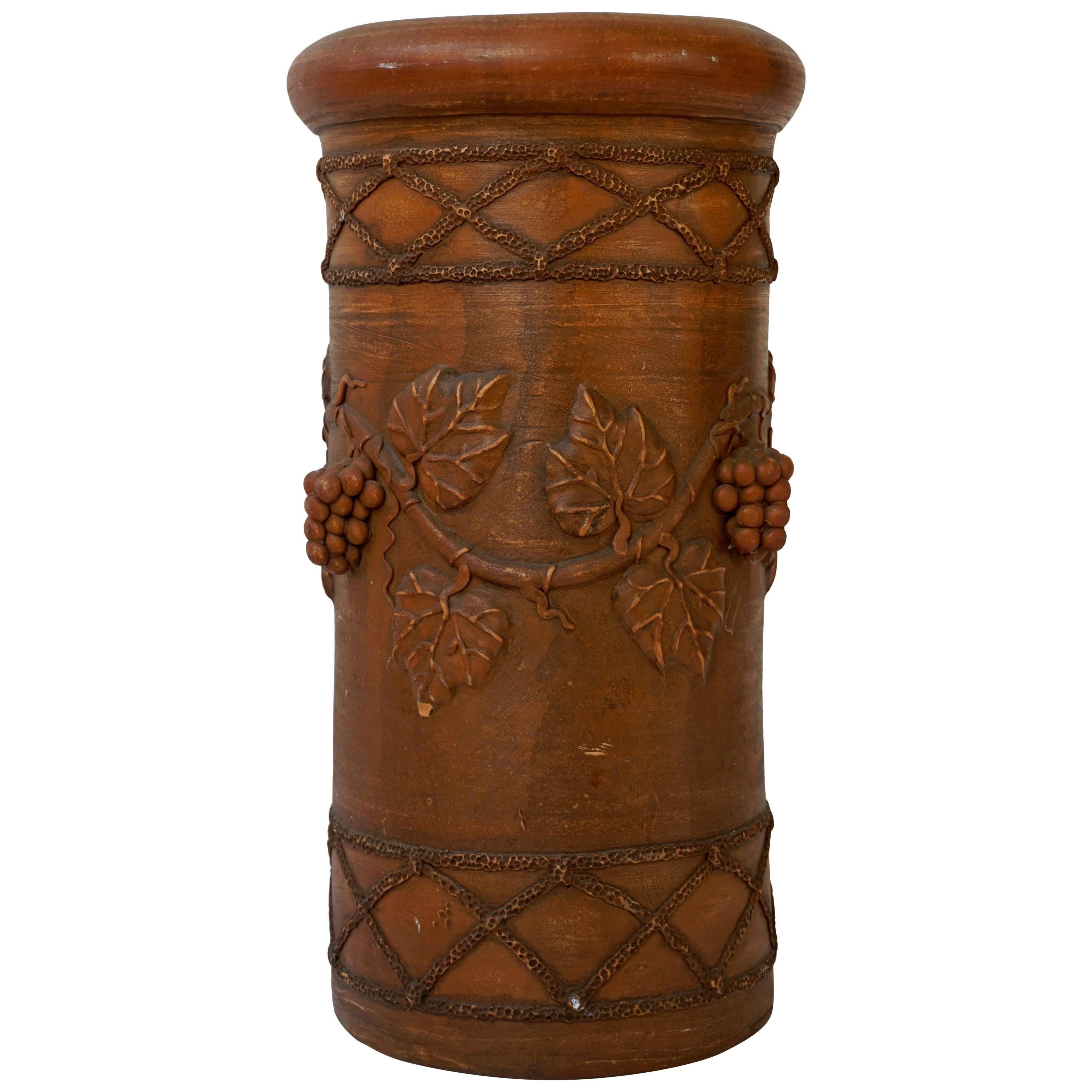 Terracotta Umbrella Stand For Sale at 1stDibs terracotta stand, terra