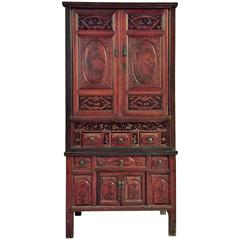 Grand Antique Carved Cabinet