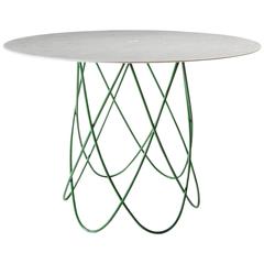 Feather Dining Table, Contemporary Carved Marble Table 2