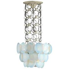 Charming Mid-Century Modernist Chandelier Designed by Gino Vistosi, Murano