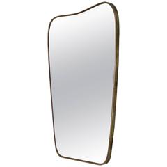 Italian 1950s Brass Mirror 7