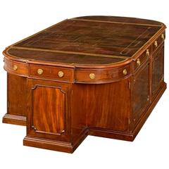 Magnificent George III Large Library Desk