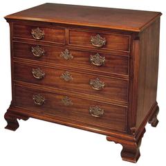Antique George III Period Mahogany Chest of Drawers 5
