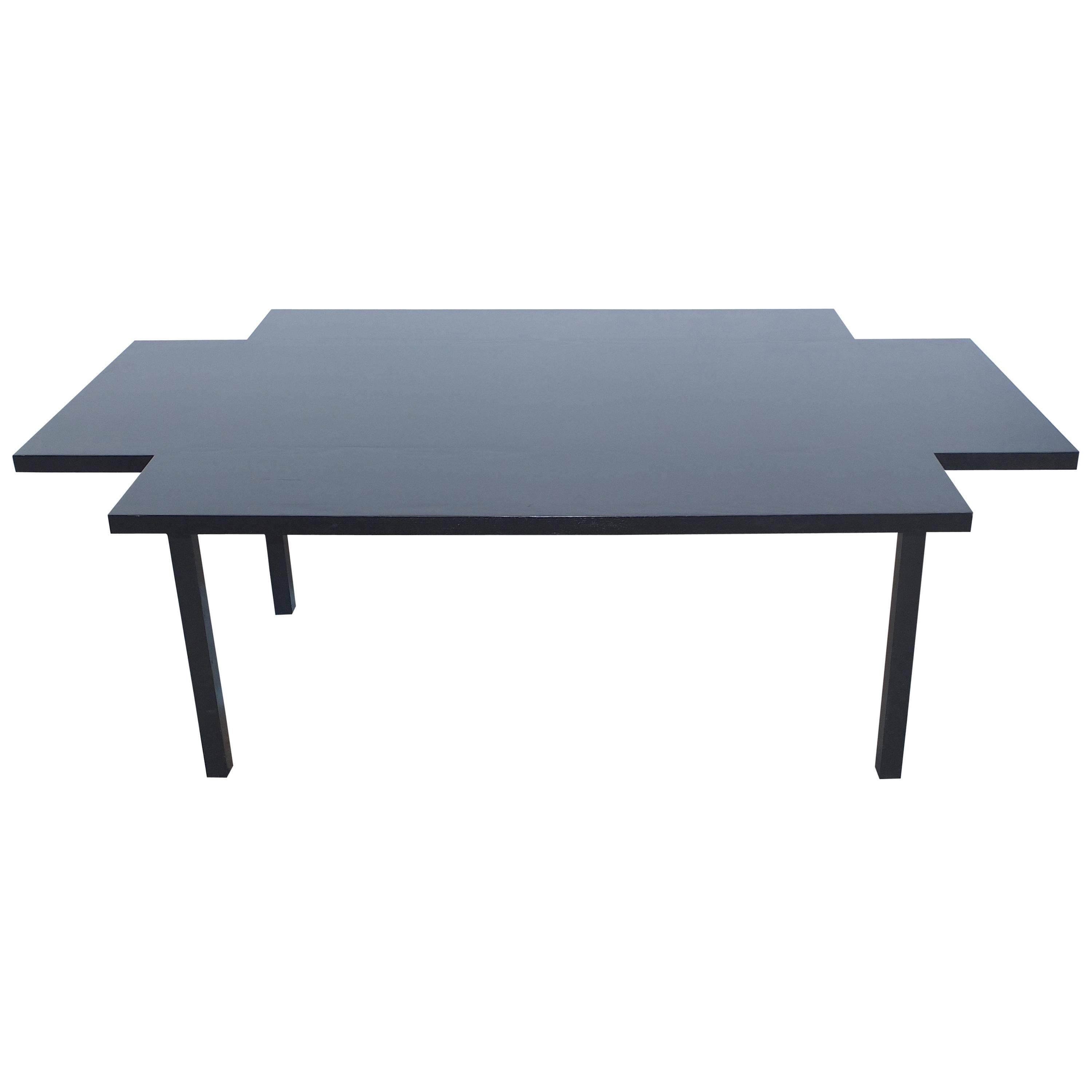 Grid Form Dining Table Attributed to Ward Bennett for Brickel Associates