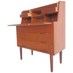 Danish Mid-Century Teak Secretaire or Dresser 6
