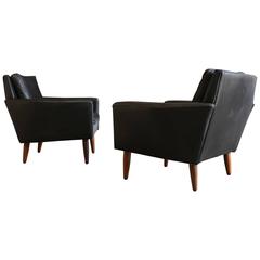Pair of Lounge Chairs by Georg Thams for Vejen Polstermøbelf