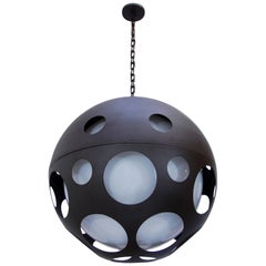 Large Perforated Globe Pendant