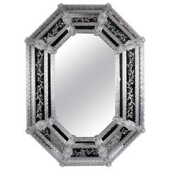 Venetian Etched Glass Mirror