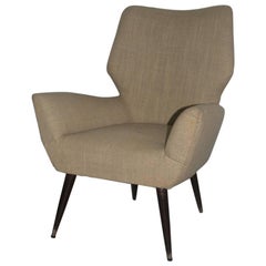 Fauteuil italien original du milieu du siècle dernier, années 1950