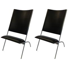Pair of Italian Armchairs "di poco sedile", Gio Ponti, Italy, 1972 3