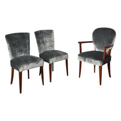 Set of Three Art Deco Chairs