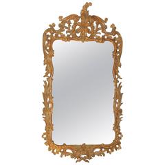 Mid-18th Century Chippendale Period Giltwood Mirror 6