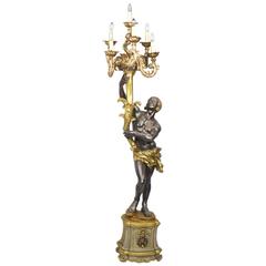 Vintage Venetian Blackamoor Seven-Light Candelabra from Harrods 6