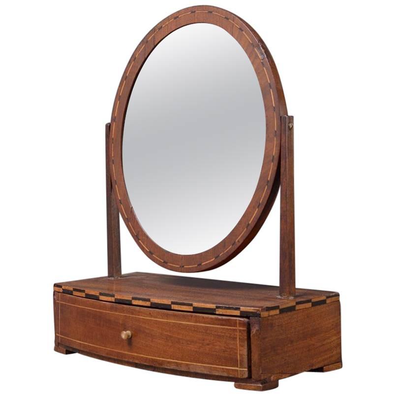 Small Table Mirror, Biedermeier, circa 1830 For Sale