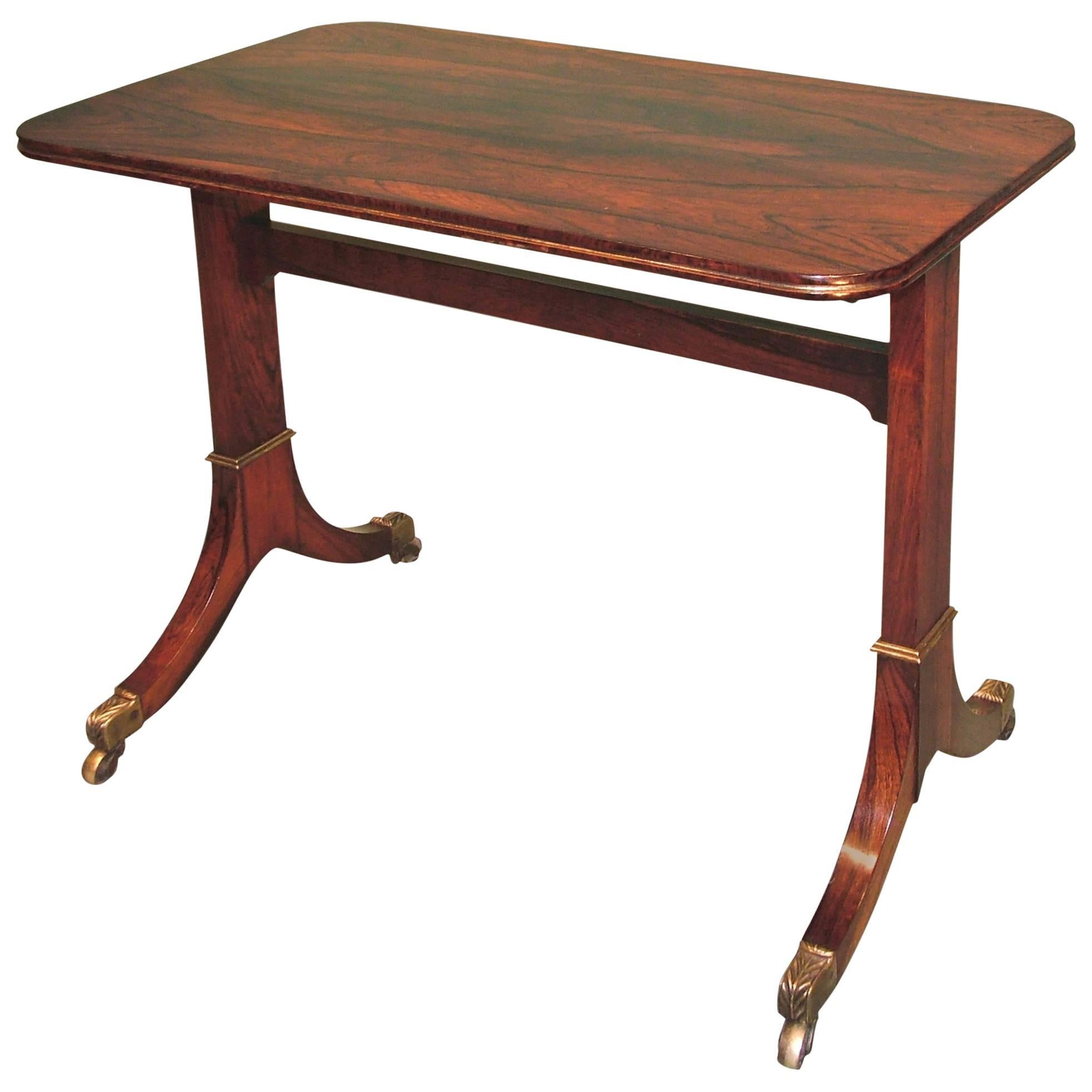 Antique Regency Period Rosewood Side Table