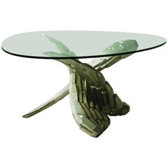 Table sculptée à l'aile, conçue par Nigel Coates