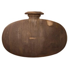 Gray-Pottery Cocoon Jar, Han Dynasty