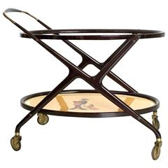 Italian Serving Cart in the style of Ico Parisi, 1950s 3