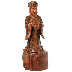 Chinese Polychrome Altar Spirit 10