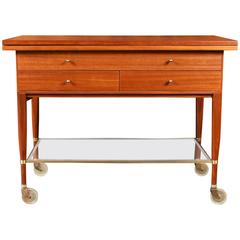 Mid-Century Paul McCobb Rolling Bar Cart 9