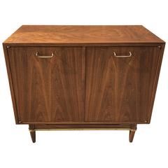 Mid-Century Walnut Cabinet by Merton Gershon for American of Martinsville