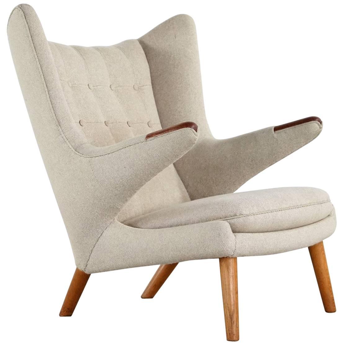 Hans J. Wegner Papa Bear Easy Chair by AP Stolen Model AP90, 1951