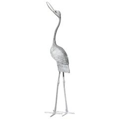 Beautiful Art Deco Flamingo Sculptures Very Large in Size, circa 1950 8
