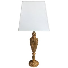 Gilded "Coeur" Lamp