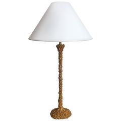 Gilded "Caviar" Lamp