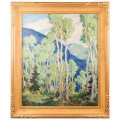 Lee Green Richards, "Utah Mountain Landscape", oil on canvas