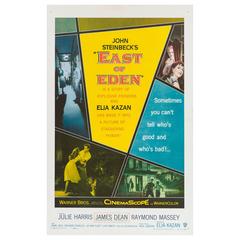 Vintage East of Eden Original Us Film Poster, Maciej Hibner, 1955
