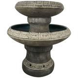 Fuente monumental de cuatro piezas de Studio Pottery, Manera de Raymor, Italia
