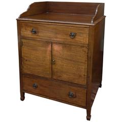 Antique English Mahogany Regency Period Cabinet, circa 1820