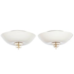 Pair of Paavo Tynell Ceiling Lamps