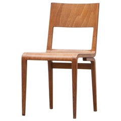 1950's beech plywood Chair by German Erich Menzel  'a'