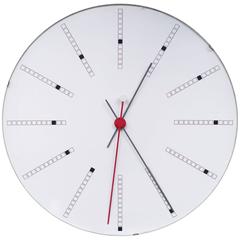 Extra Large Bankers Wall Clock by Arne Jacobsen for Gefa, 1971 8