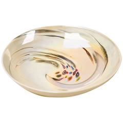 Large Glass Bowl by Dino Martens for Aureliano Toso 4