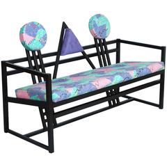 Mid-Century Bench Sofa in the Manner of the Neo-Plasticist Gerrit Rietveld 11